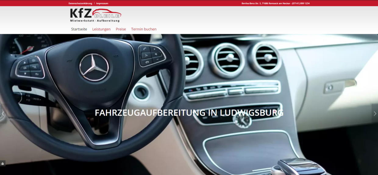 WordPress Webseite Schleswig